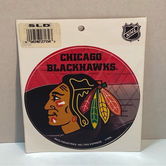 Chicago Blackhawks‎ NHL McDonalds Promo Mini Pennant Stickers Tattoos Decals Lot - Picture 6 of 9
